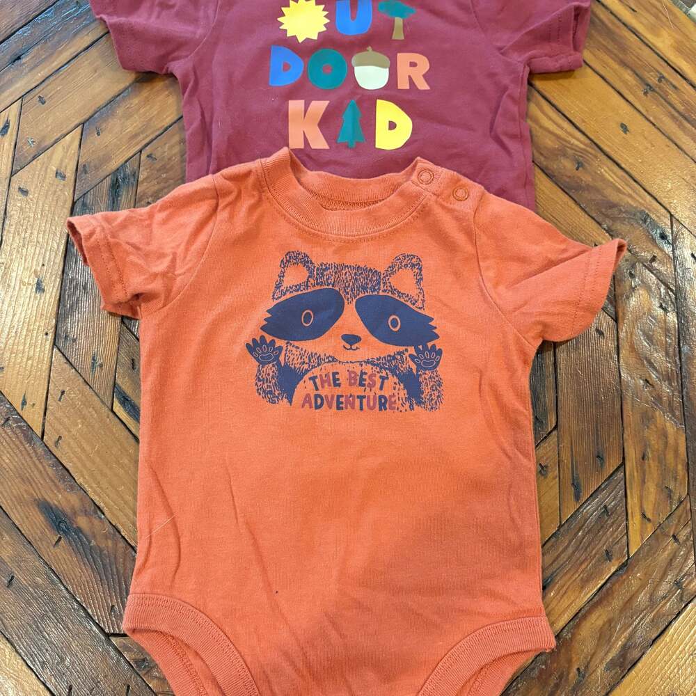Garanimals Baby Boy Short Sleeve Graphic Bodysuit, Sizes 0-24 Months - .com